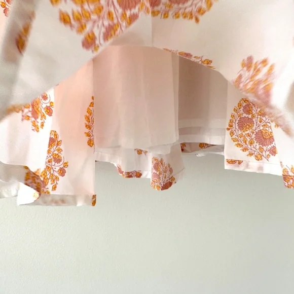 NWT J. Crew Smocked Waist Floral Block Print Mini Dress - XS - Picture 9 of 16